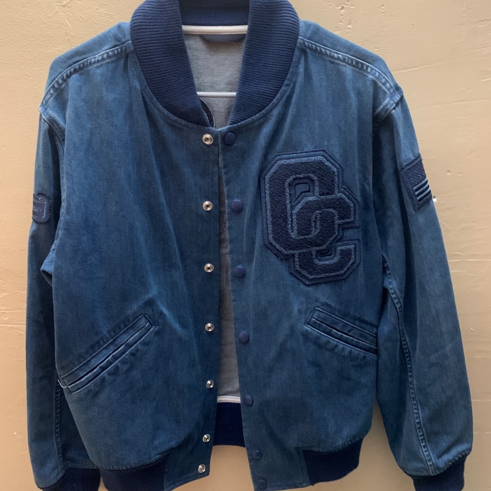 Opening Ceremony Denim varsity Jacket (unisex)